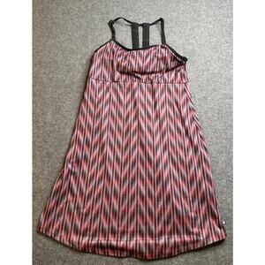 North Face Stripe Outdoor Hiking Athletic Strappy Dress Pocket On Side SZ M